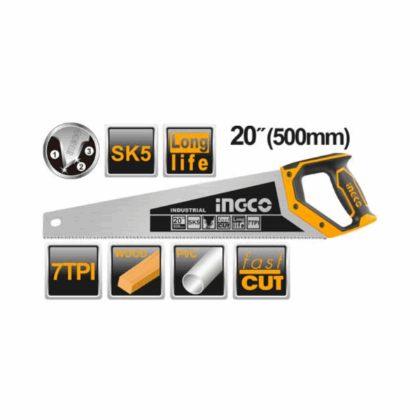 Ingco Hand Saw 20&Quot; Hhas28500