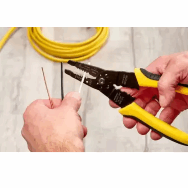Ingco Wire Stripper 8.5&Quot;/215Mm With Sharp Edge, Push Down Wire Function Hwsp851