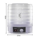 RAF Fruit Dehydrator 5 Trays 350W, Adjustable Temperature, Simple Operation R.6800
