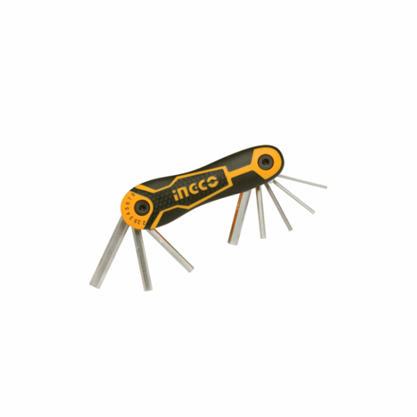 Ingco Industrial Pocket Hex Key 8Pcs Set Hhk14081