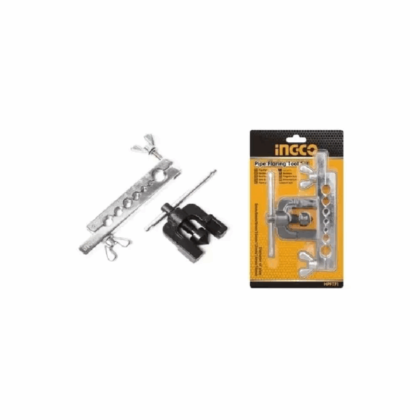Ingco Pipe Flaring Tool Set, Chrome Plated Steel Hpft71