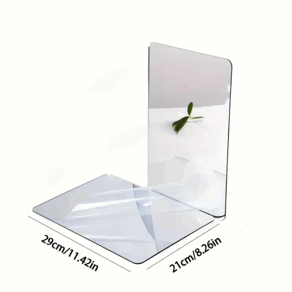 Generic High Quality Non-Glass Shatterproof, Anti Scratch, Easy To Install, Unbreakable, Safe For Kids, Frameless Acrylic Plexiglass Sheet Mirror (Wall Decor) For Bedroom, Bathroom &Amp; Living Room