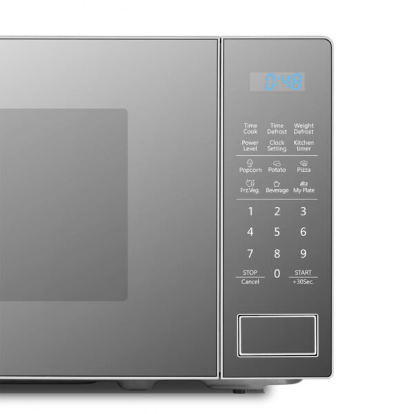 Hisense Microwave 20L 700W Solo Digital Touch Display, 6 Levels, Push Button, Mirror Finish H20Moms11