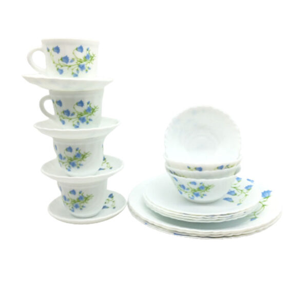 La Opala Dinner Set Blue Bells Classique 20 Pieces Lb020