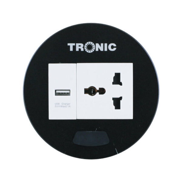 Tronic On Desk Socket 1G Universal + Usb
