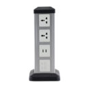 Tronic Pole Socket 2G Universal + 2 USB + 2 RJ45 Data
