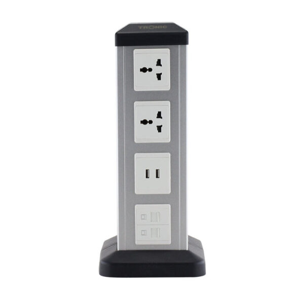 Tronic Pole Socket 2G Universal + 2 Usb + 2 Rj45 Data