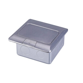 Tronic Single Floor Socket With 1 Data Port