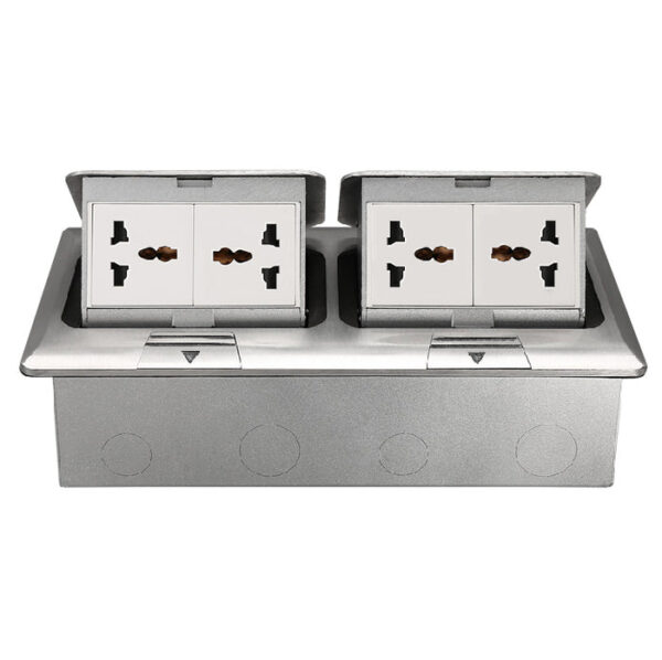 Tronic Floor Socket 2G Universal + Rj45 Data