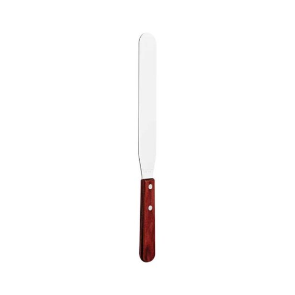 Tramontina Pastry Spatula Stainless Steel Blade 8&Quot; Red Polywood Treated Wood Handle 21161/178