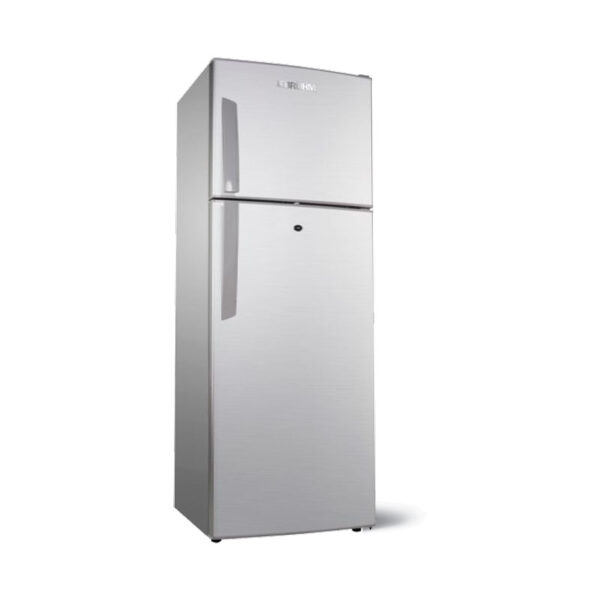 Bruhm Refrigerator 290L Double Door Top Freezer Gray Brd-H355S