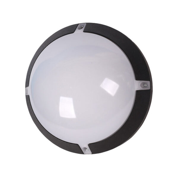 Tronic Black Round Led Bulkhead 8 Watts