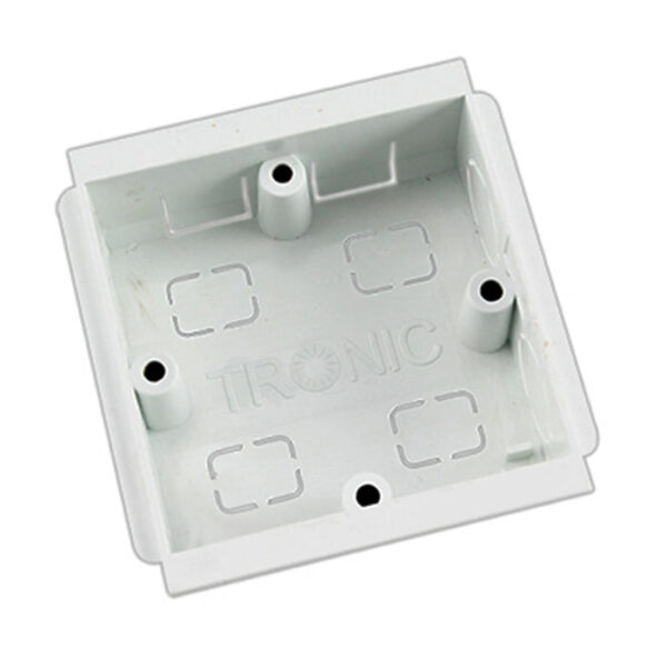 Tronic Compartment Trunking Single Box Pvc 100Mmx50Mm