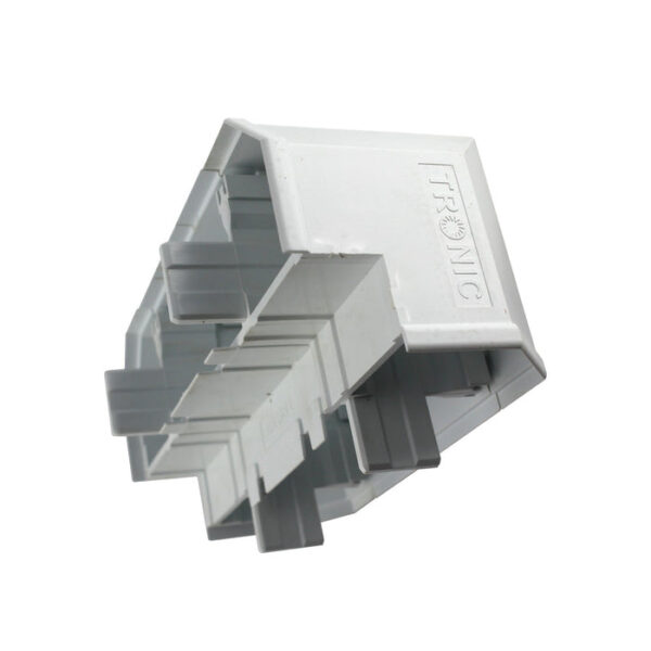 Tronic Compartment Trunking External Bend Pvc 170Mmx50Mm