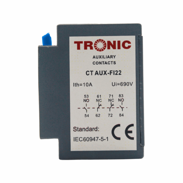 Tronic Auxiliary Contact Top Mount 2No+2Nc