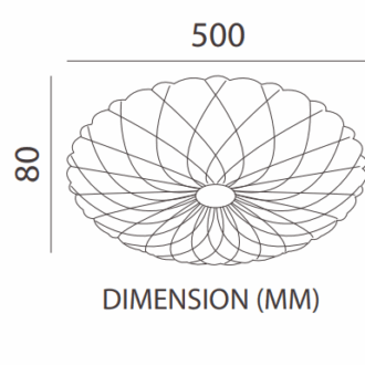 Tronic Decorative LED Changeable (3 Shades) Light KD 1806-WH