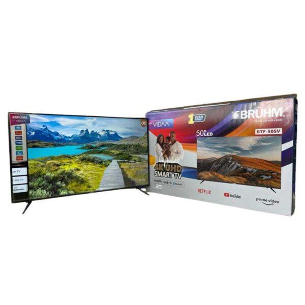 Bruhm 50'' Led Uhd 4K Vidaa Smart Tv Frameless Btf-50Sv