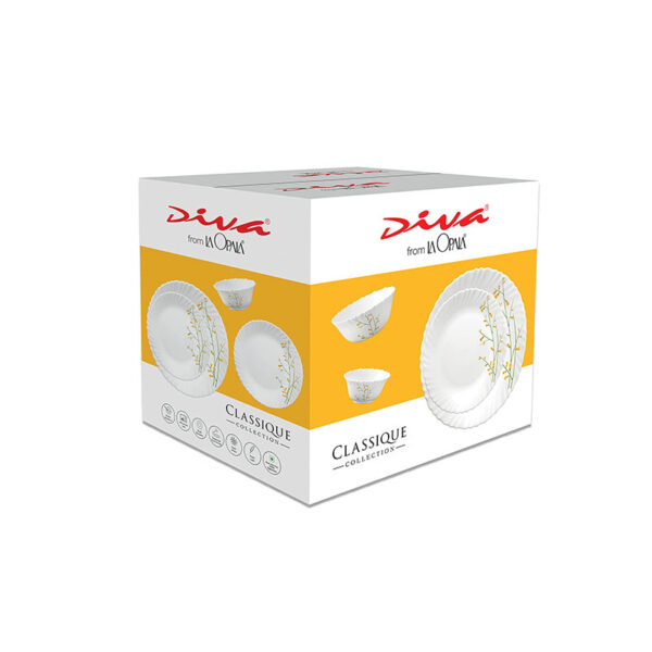 La Opala Dinner Set Royal Iris Classique 20 Pieces Lr020