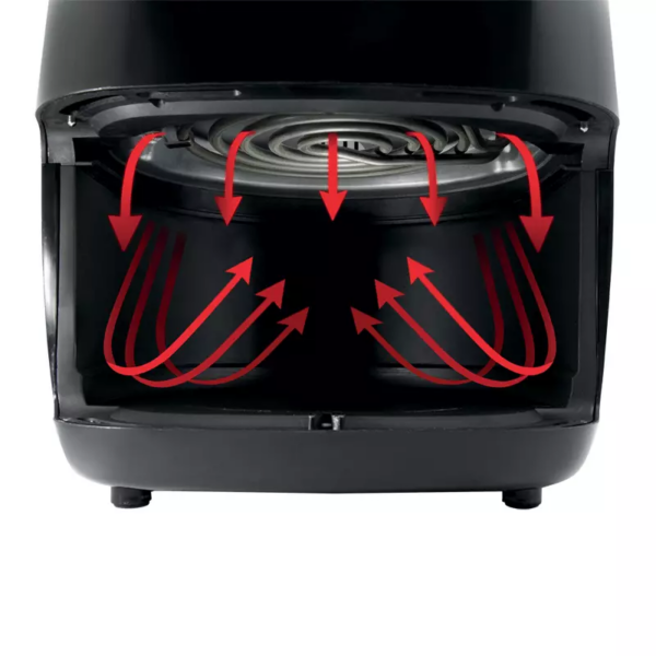 Hisense Digital Air Fryer 3.5L 1400W, Led Digital Control Panel, Adjustable Thermostat, Non Stick Basket, Overheat Protection, 9 Pre Setting Cooking Programs H04Afbk1S1