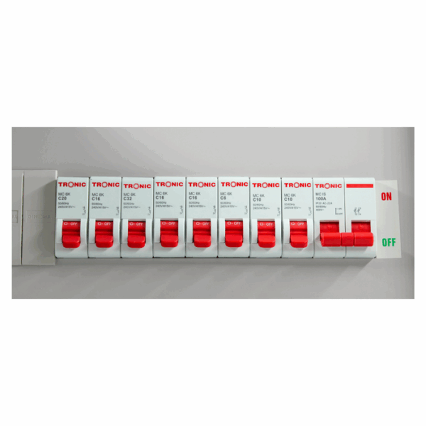 Tronic Consumer Unit 8 Ways Single Phase Complete