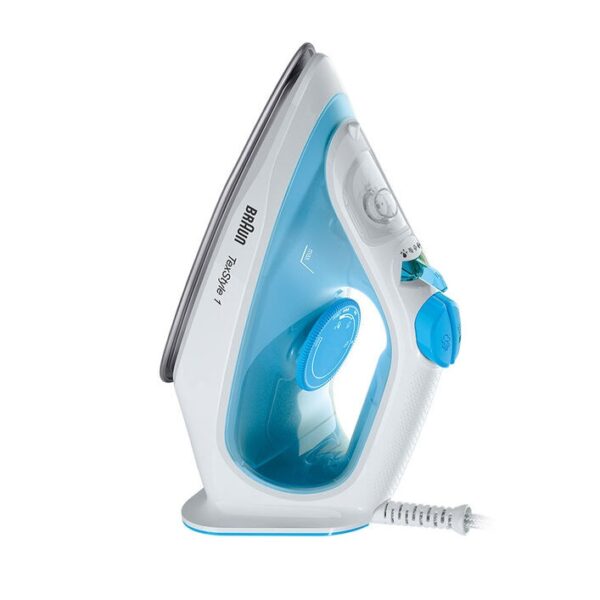 Braun Steam Iron 2000W Texstyle 1 Non-Stick Soleplate 220Ml Light Qucik Self-Clean Rapid Heat 12710000-Sl1050Bl