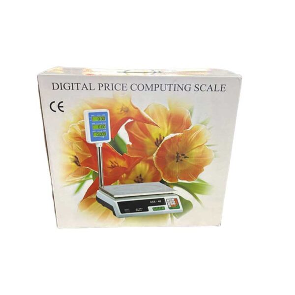 Commercial Electronic Digital Price Computing Platform Scale 200G - 40Kg Acs-40