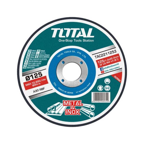 Total Stainless Steel Cutting Disc 7&Quot; For Metal Tac2211803