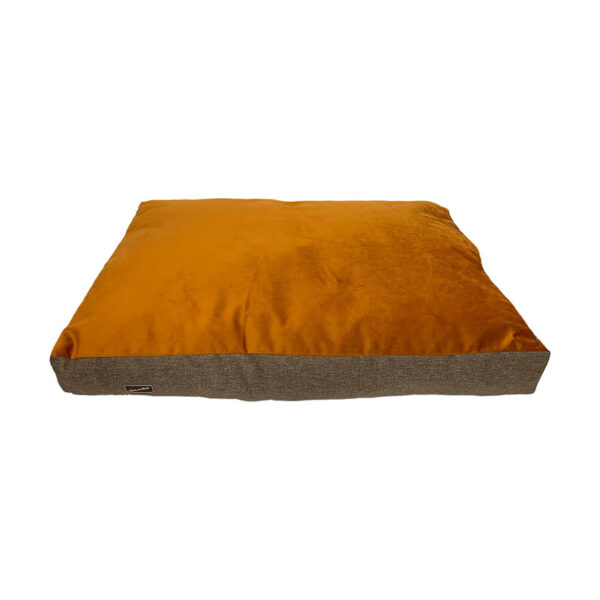 Pv Dog Cushion Bed Medium 90 X 60 X 10Cm Brown &Amp; Blue Yd-Dz01M