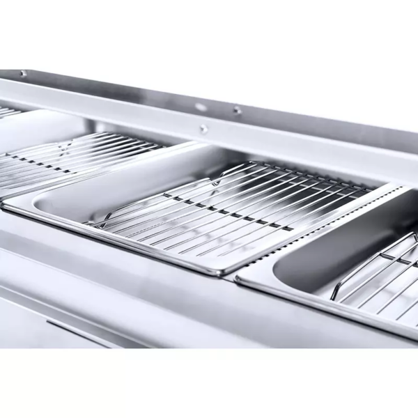 Commercial Food Warmer Counter Top Display 0.75Kw Hw-1P
