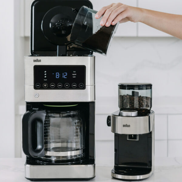Braun Burr Grinder 500G 250W Stainless Steel Auto Off 9 Main Grind Settings &Amp; 6 Intermediate Kg701Ai-Kg7070