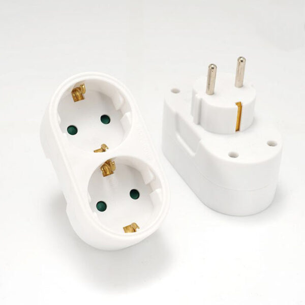 Tronic Power Strip 1-2 Way Eu Plug 2 Pin