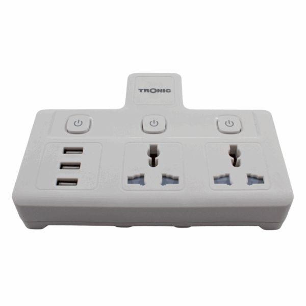Tronic Multi Socket Adaptor With Usb