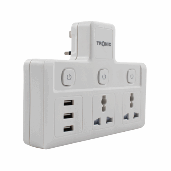 Tronic Multi Socket Adaptor With Usb