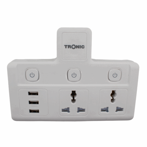 Tronic Multi Socket Adaptor With Usb