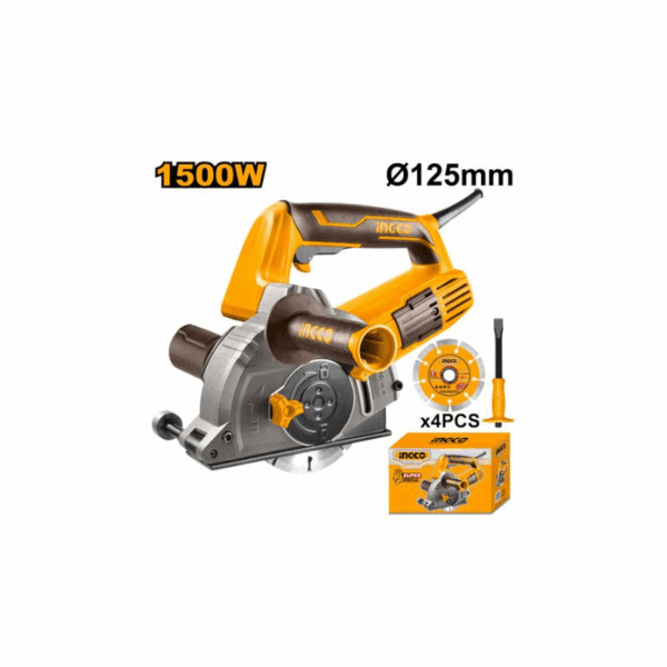 Ingco Wall Chaser 1500W With 4Pcs Cutting Discs Wlc15008