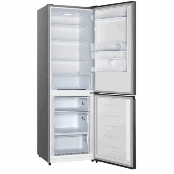 Hisense Refrigerator 262L Bottom Freezer, Water Dispenser, No Frost, Recessed Handle, Titanium Silver H350Bts-Wd