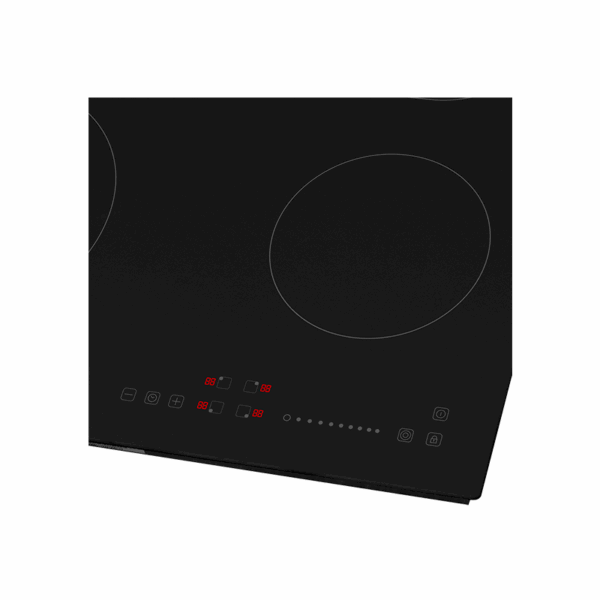 Evvoli Ceramic Hob 4 Burners Soft Touch Control With 9 Stage Power Setting 6600W Ch604B