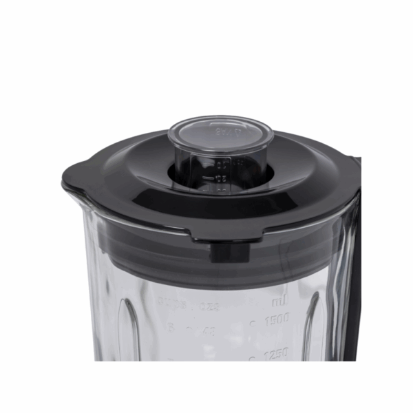 Evvoli Premium Table Blender 1000W With 1.5L Glass Jar With Ice Crush Function, 4 Knife Leaf &Amp; 3 Speed Operation Stainless Steel Evka-Bl15Hb