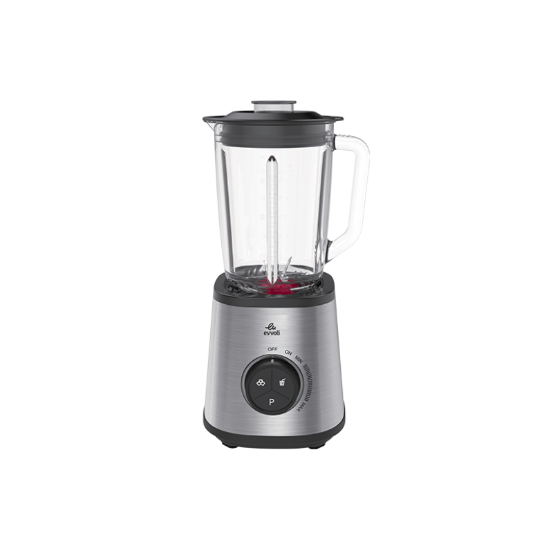 Evvoli Premium Table Blender 1500W With Jar Of 1.5L &Amp; Smart Program Selection Evka-Bl15Sb