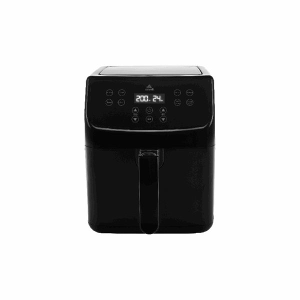 Evvoli Air Fryer 5.5L With Led Digital Touch Screen &Amp; 8 Preset Programs 1700W Evka-Af5508B