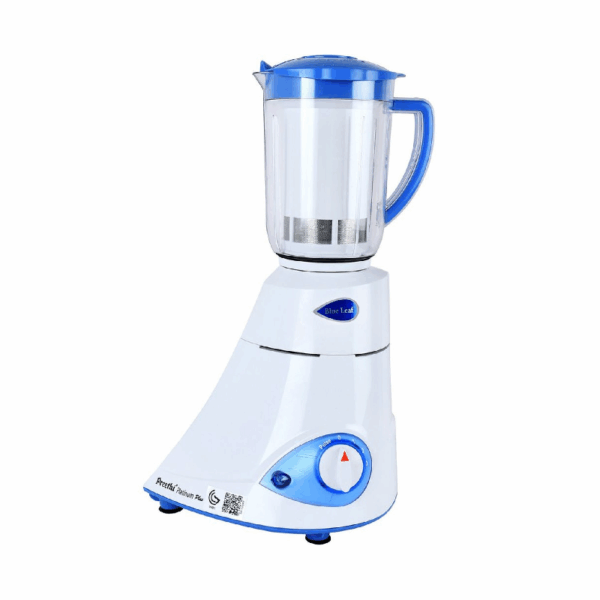 Preethi Blue Leaf Platinum Mixer Grinder 750W With 3 Stainless Steel Jars, 3 Speed &Amp; Pulse, Overload Protector, Extractor Filter Mg139/09