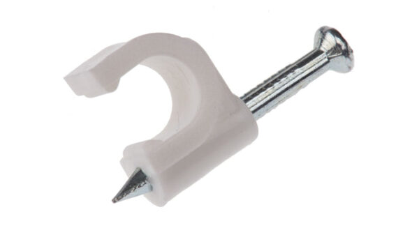 Tronic Round Cable Clips 25Mm
