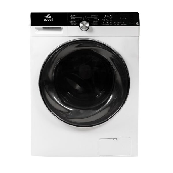 Evvoli Washing Machine 8Kg Wash 6Kg Dryer Inverter White Fcom-8/614W