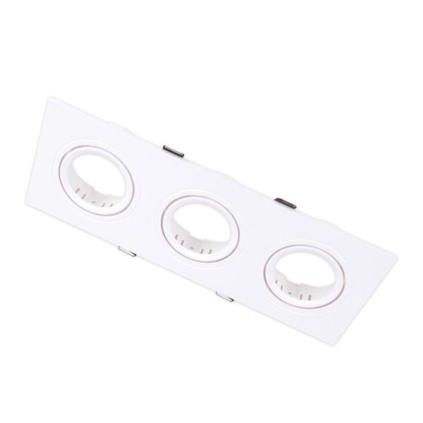 Tronic Three Way Rectangular Gu10 Recessed Fitting