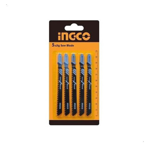 Ingco Jigsaw Blade For Wood 74Mm Pack Of 5 Jbt11C