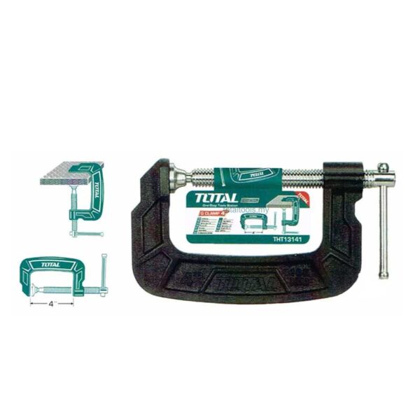 Total G Clamp Size 4” Tht13141