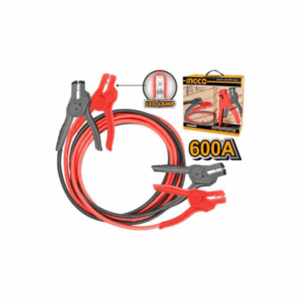 Ingco Booster Cable With Lamp 600A Hbtcp6008L
