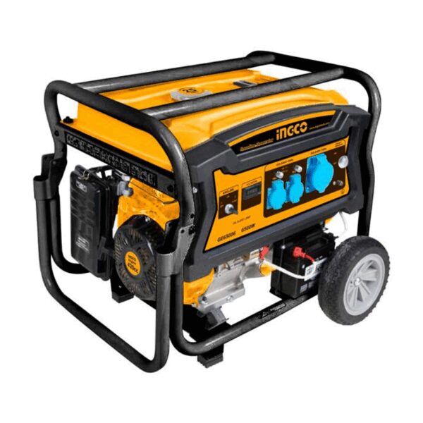 Ingco Petrol Generator 5Kw 4 Stroke Pull Start &Amp; Electric Start Ge65006