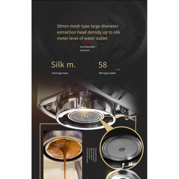 Gemilai Commercial Coffee &Amp; Espresso Machine Double Head