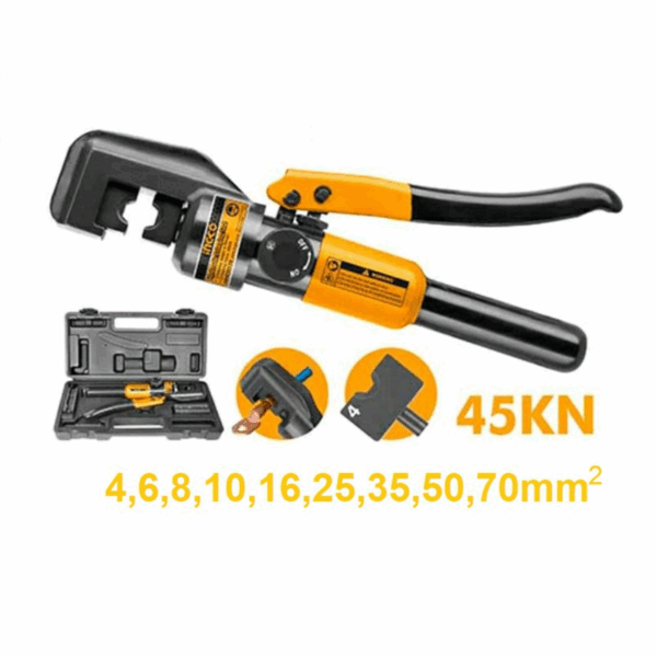 Ingco Hydraulic Crimping Tool 45Kn Hhct0170